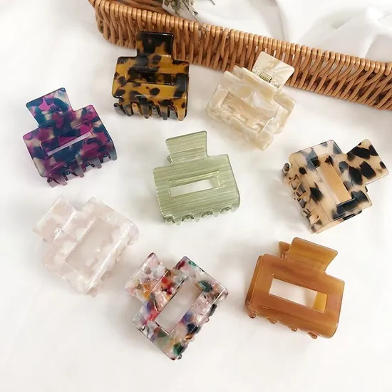Wholesale Korea Design 5 Cm Clips Multi Color Fashion Hair Claw Clips
