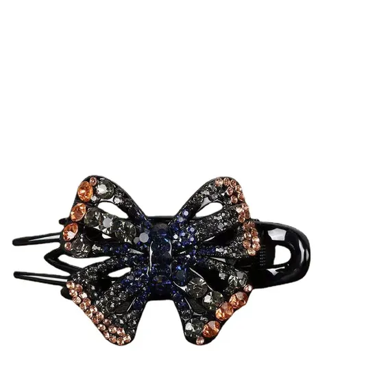 Glitter Sparkly Hair Jewelry Rhinestone Acetate Hair Elegant Claw Clips