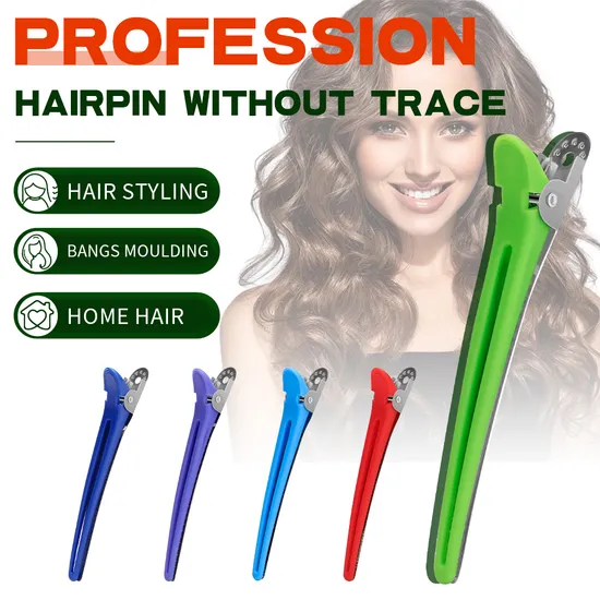 Colorful Hairpin High Quality Clip Claw Plastic for Hair Styling 10 PCS Hair Clips Set for Women 