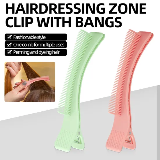 Professional Plastic Hair Clips for Women and Girls High Temperature Resistance Hair Claw Clips 