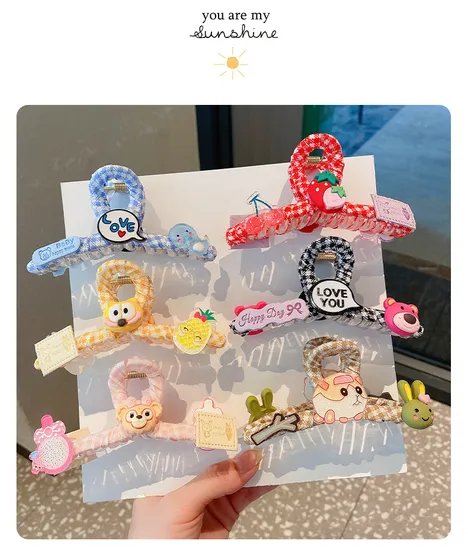 DIY Handmade Shark Clip Claws Hairpin Hair Clip for Children Gift 
