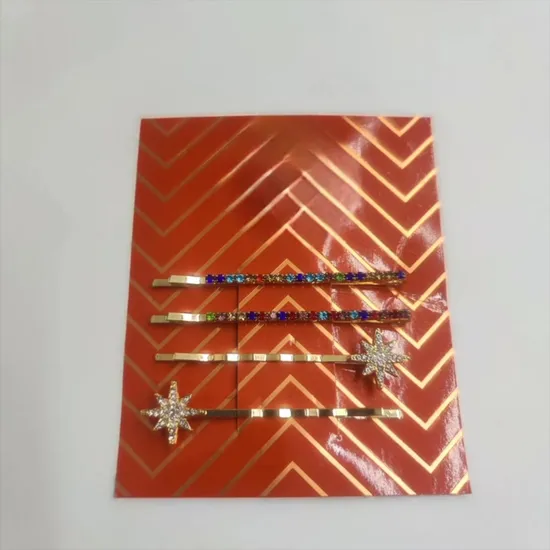 Gem Rhinestone Bobby Pins Crystal Metal Zinc Alloy Hair Pins Hairpin