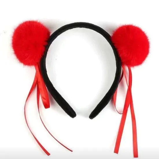 Ne Zha Headband Cute and Soft Face Wash Headband 