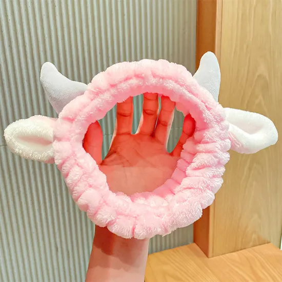 Cute Animal Ears Wash Face Hair Band Sheep Ear Antler Cat Ear Hair Band Hairband Hairband Plush Bow Cute Headband Hair Ornament 