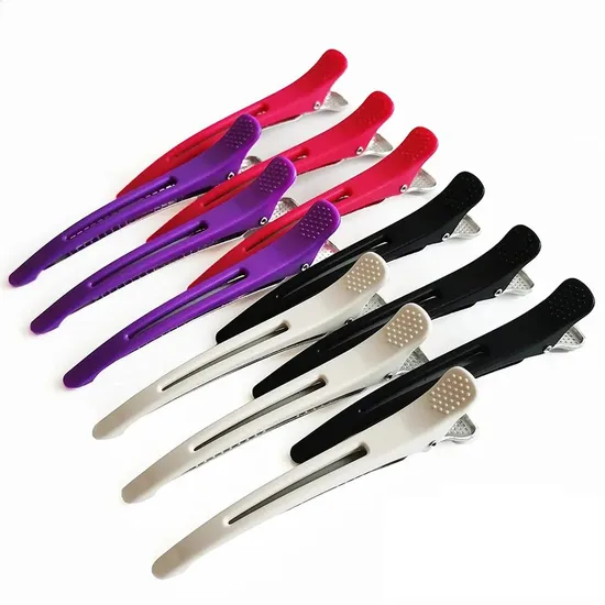 Hot Sale High Quality Plastic Salon Hair Claw Manufacturer Professional Barber Styling Hair Clip 
