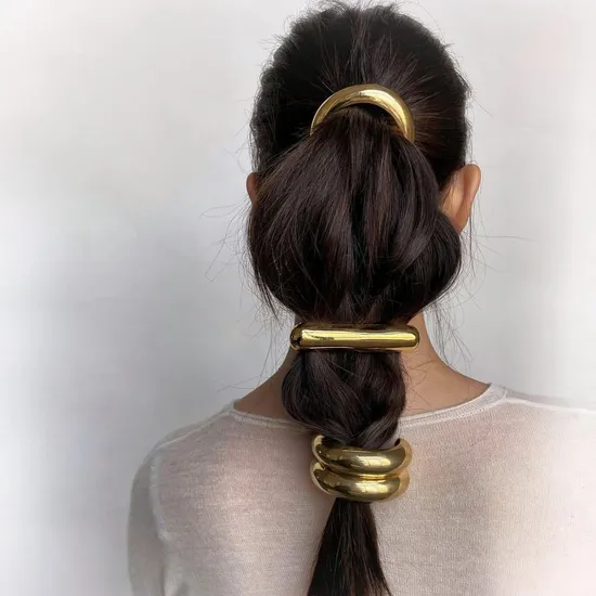 Trendy Elastic Hairpin, Retro Double