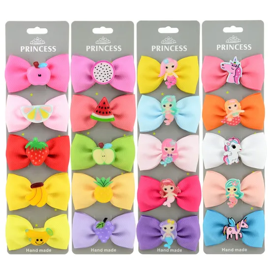 Fruit Hair Accessories Children′s Colorful Hair Clip Cute Hairpin 