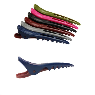 Amazon Hot Sale High Quality Plastic Salon Hair Claw Manufacturer Professional Barber Styling Hair Clip