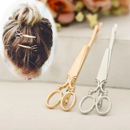 2018 New Arrival Fashion Scissors Hairpin Hair Accessories 